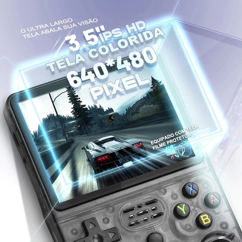 Console Portátil + de 15.000 Jogos Tela HD IPS